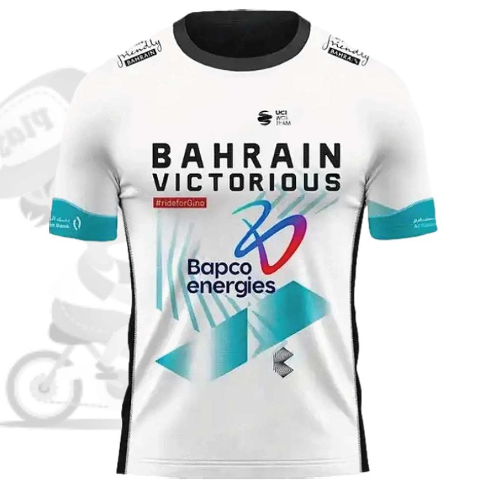 BAHRAIN VICTORIOUS(バーレーン ヴィクトリアス)AFTER RACE SHIRT(アフターレースシャツ)(2024/ホワイト/ティール)