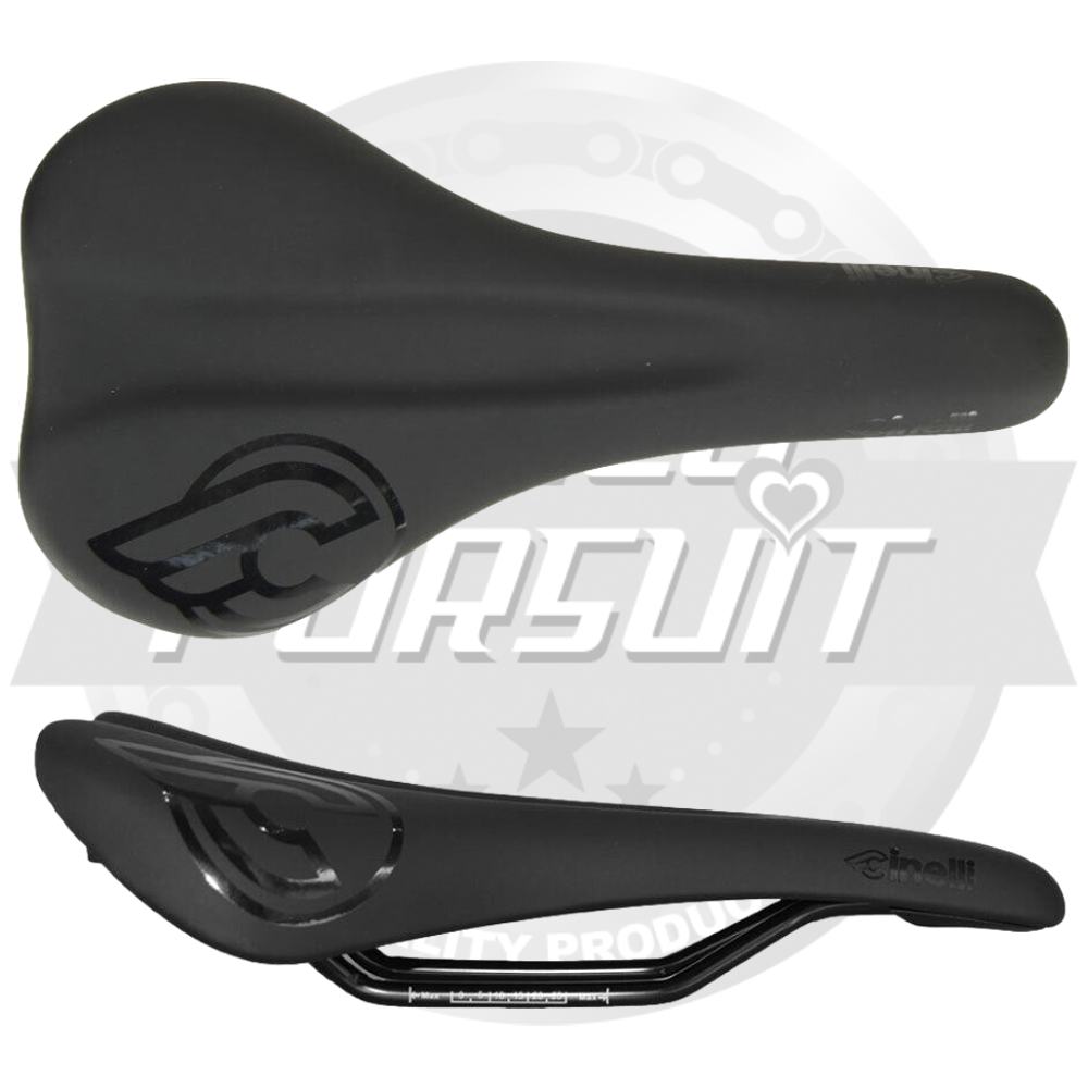 Cinelli(チネリ)C Wing(シーウイング)サドル(ブラックオンブラック)