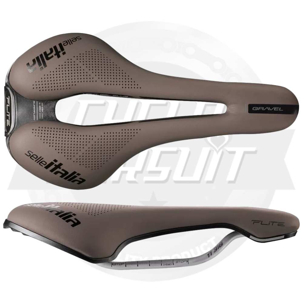Selle Italia(セライタリア)FLITE BOOST GRAVEL(フライトブーストグラベル)SUPERFLOW(スーパーフロー)サドル(Ti316/S3)