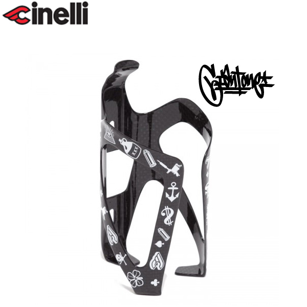 Cinelli(チネリ)HARRY’S MIKE GIANT(ハリーズ マイクジャアント)ボトルケージ(ブラック / ホワイト)