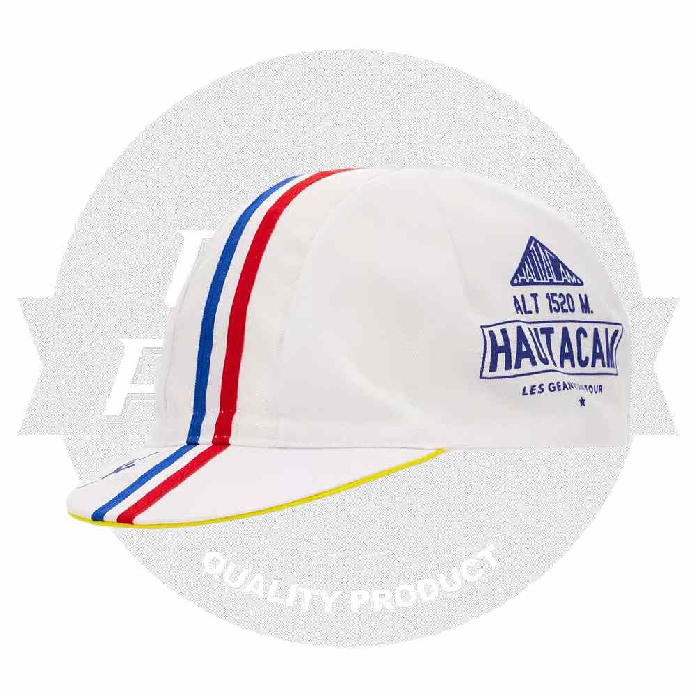 Santini(サンティーニ)MAILLOT JAUNE HAUTACAM(マイヨジョーヌオタカム)サイクリングキャップ(TDF 2025)