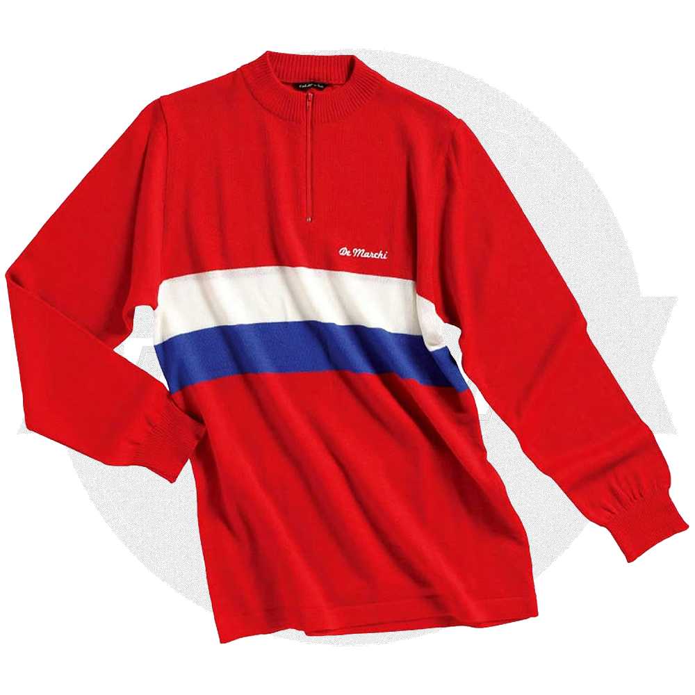 De marchi(デマルキ)1973 Denmark Merino Long Sleeve Jersey(デンマークメリノロングスリーブジャージ