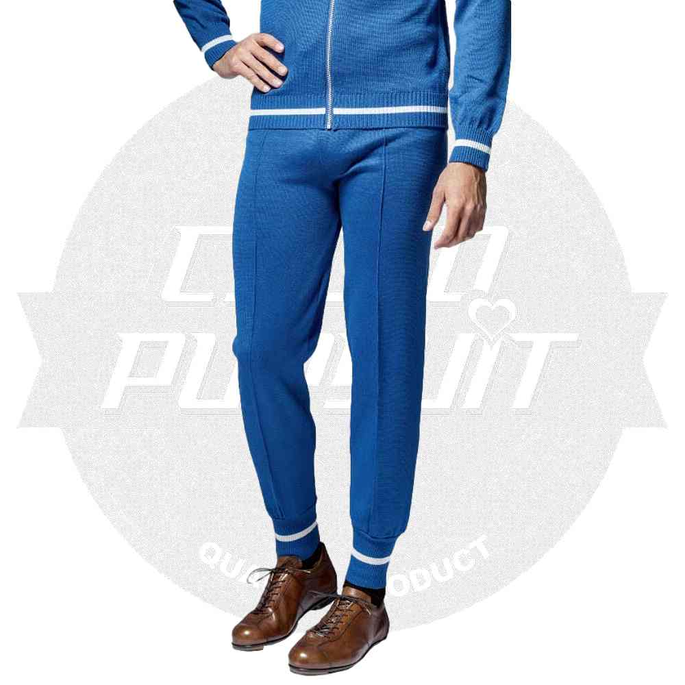 De Marchi(デマルキ)Merino Track Suit Pants(メリノトラックスーツパンツ)(Royal(ロイヤル))