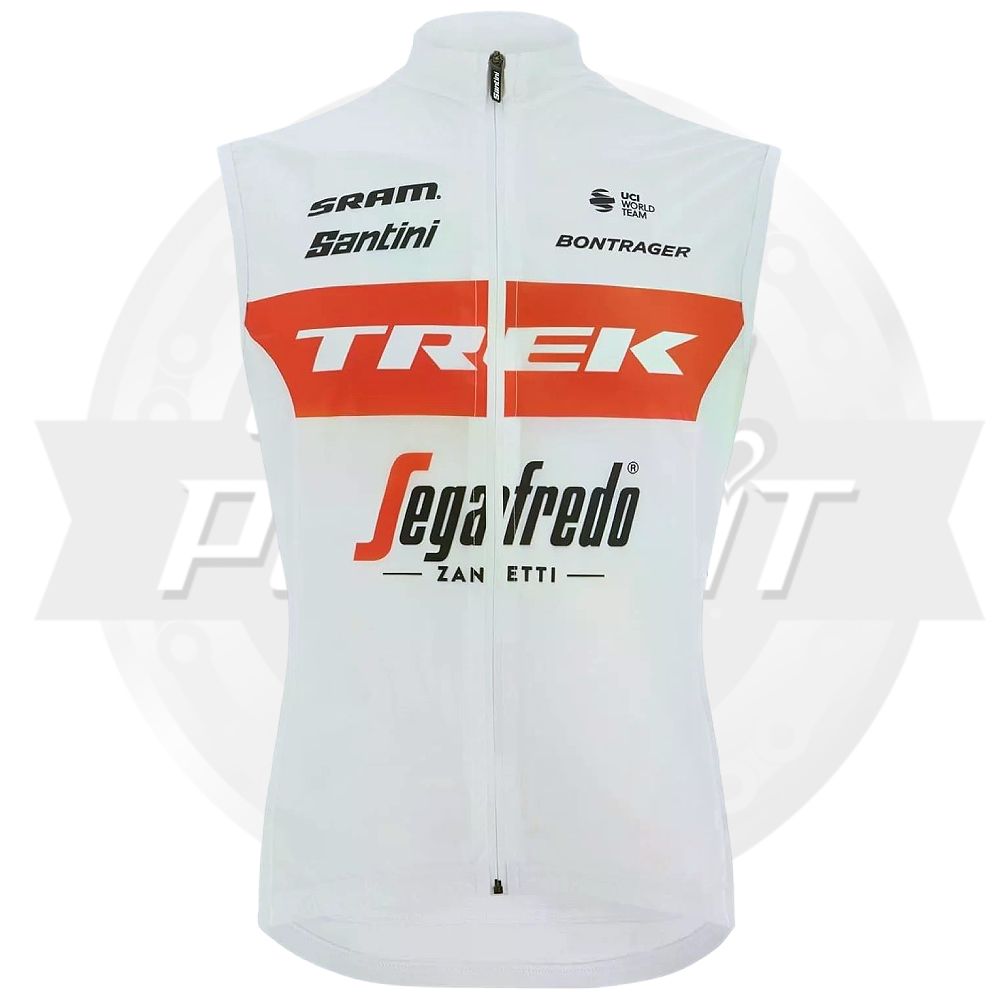 Santini(サンティーニ)TREK Segafredo(トレックセガフレード)Team Wind Vest(チームウインドベスト)(White(ホワイト))
