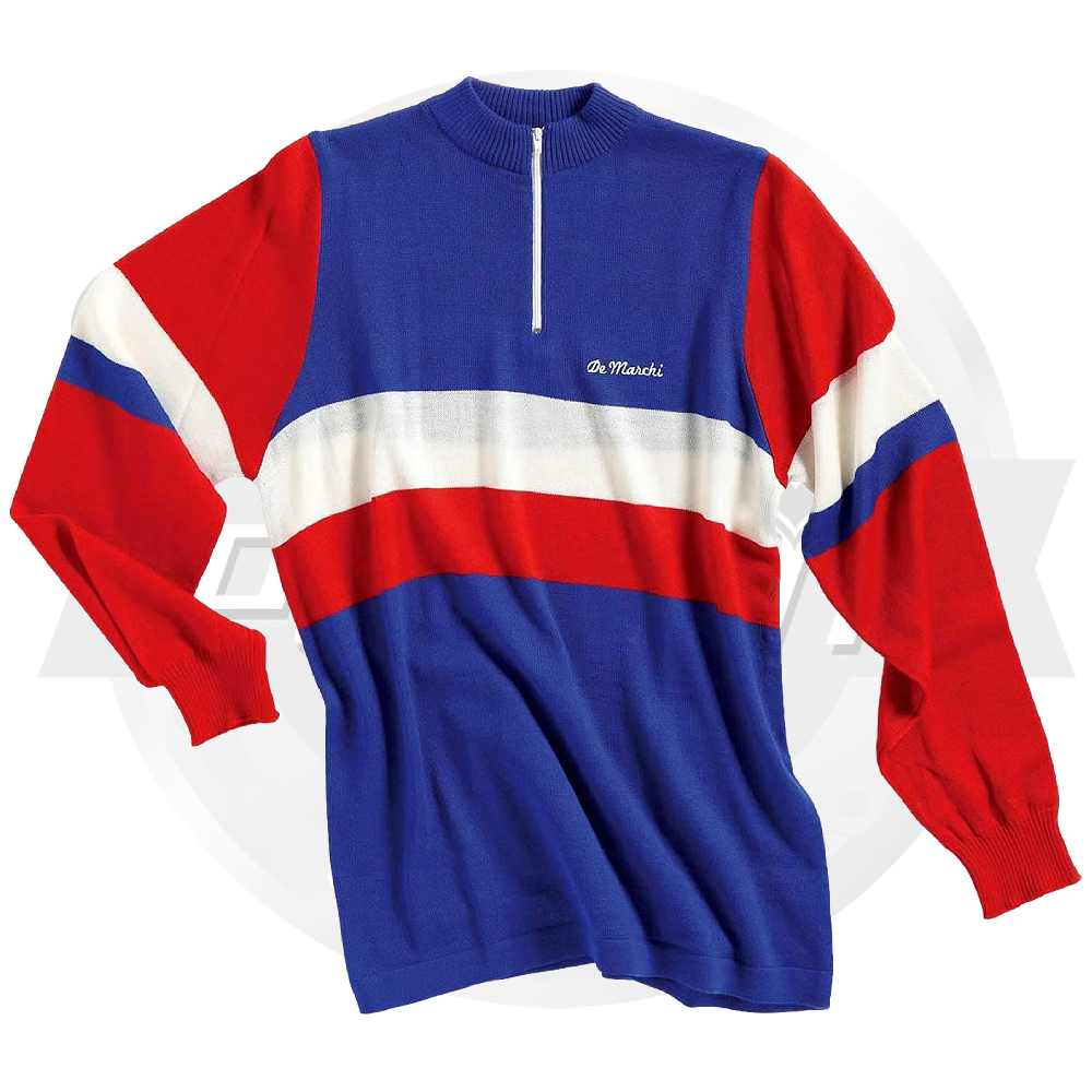 De Marchi(デマルキ)1973 FRANCE MERINO Long Sleeve Jersey(フランス