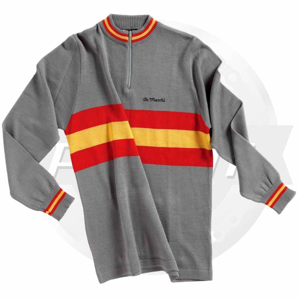 De Marchi(デマルキ)1973 SPAIN MERINO Long Sleeve Jersey(スペイン